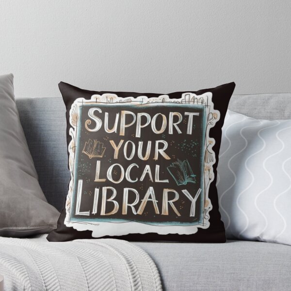 Item preview, Support Your Local Library Books Reading Librarian Kids Board Draw 005 designed and sold by sadedream.