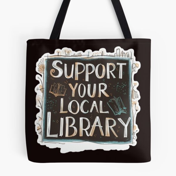 Item preview, Support Your Local Library Books Reading Librarian Kids Board Draw 005 designed and sold by sadedream.