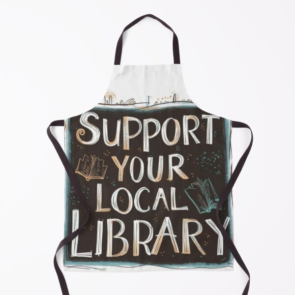 Item preview, Support Your Local Library Books Reading Librarian Kids Board Draw 005 designed and sold by sadedream.