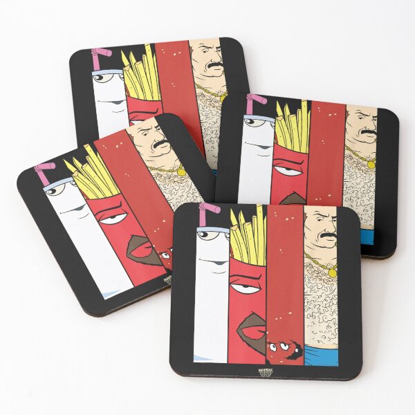 Item preview, Aqua Teen Hunger Force Group Tiles Dark designed and sold by Townsendz1.