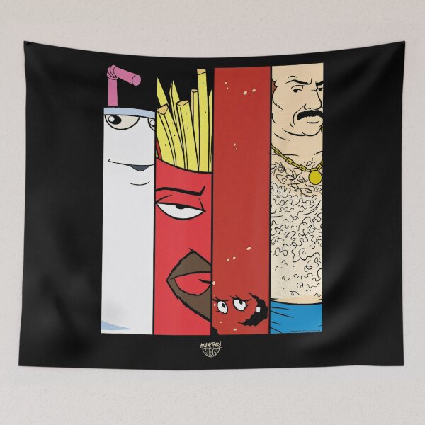 Item preview, Aqua Teen Hunger Force Group Tiles Dark designed and sold by Townsendz1.