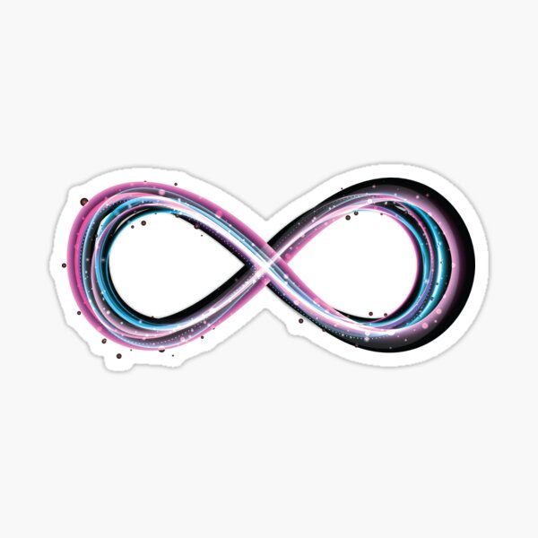 Infinity sign Sticker