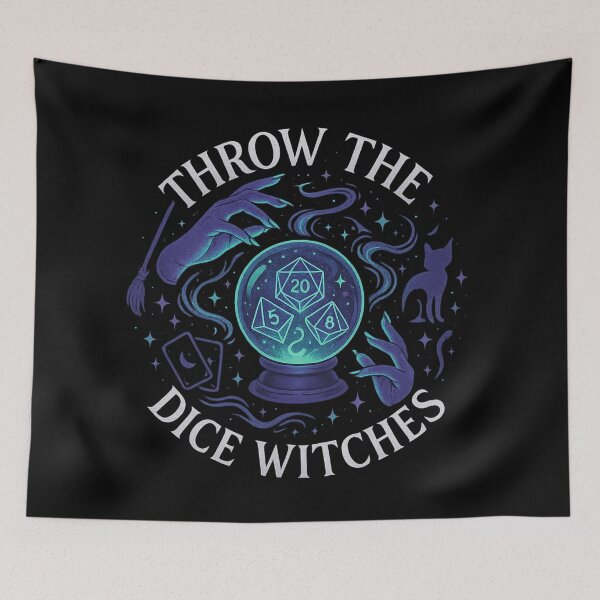 Item preview, Throw The Dice Witches designed and sold by 9morethan9®.