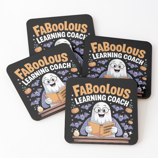 Item preview, Faboolous Learning Coach On Halloween Party Funny Ghost designed and sold by Dabbing Turtle Designs.