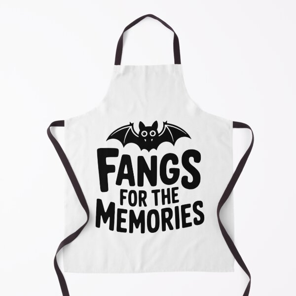 Item preview, Fangs For The Memories! Cute Halloween Bat Pun designed and sold by PMCreative.