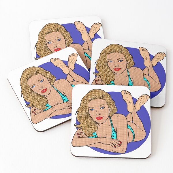 Item preview, Blue Bikini Pinup designed and sold by SolefulStickers.