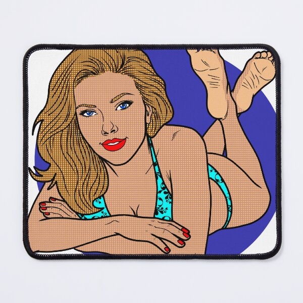 Item preview, Blue Bikini Pinup designed and sold by SolefulStickers.