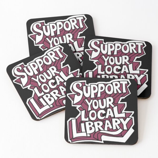 Item preview, Support Your Local Library Books Reading Librarian Kids Board Draw 009 designed and sold by sadedream.