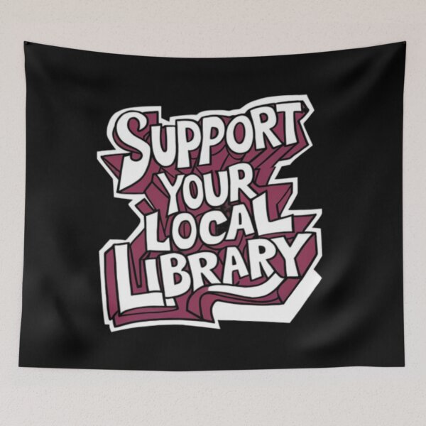 Item preview, Support Your Local Library Books Reading Librarian Kids Board Draw 009 designed and sold by sadedream.