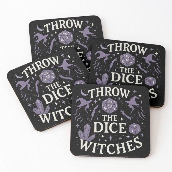 Item preview, Throw The Dice Witches designed and sold by 9morethan9®.