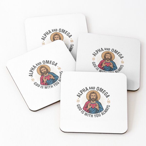 Item preview, Alpha and Omega – God Is With You Always | Christian Printable Art designed and sold by Bellothreads.