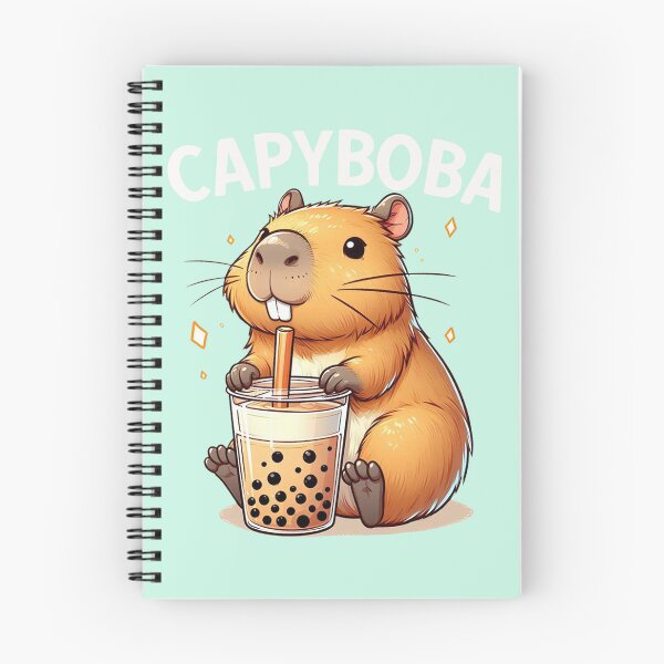 Item preview, Capybara Boba Tea – Cute Capybara Drinking Bubble Tea designed and sold by Aredbox.