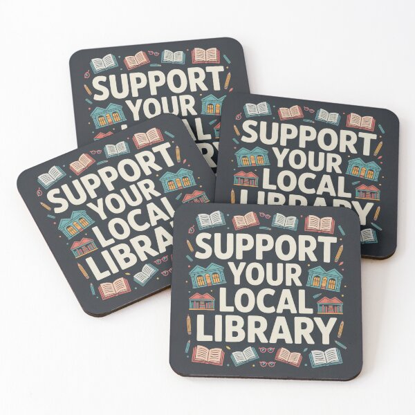 Item preview, Support Your Local Library Books Reading Librarian Floral 003 designed and sold by sadedream.