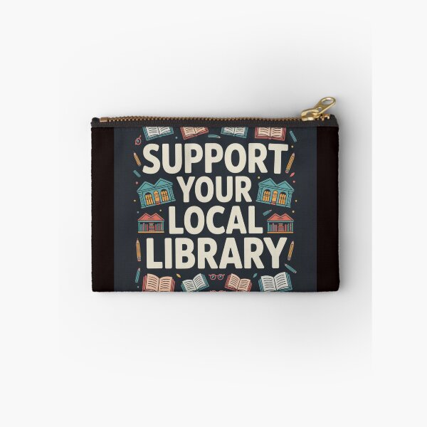 Item preview, Support Your Local Library Books Reading Librarian Floral 003 designed and sold by sadedream.
