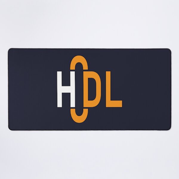 Item preview, HODL Cryptocurrency Typography Art designed and sold by cabana.space.