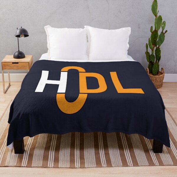 Item preview, HODL Cryptocurrency Typography Art designed and sold by cabana.space.