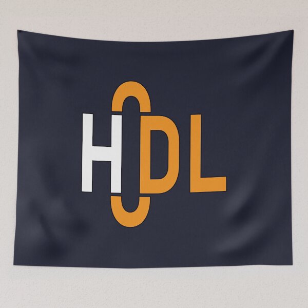 Item preview, HODL Cryptocurrency Typography Art designed and sold by cabana.space.