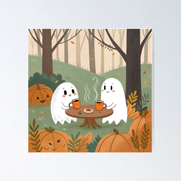 Item preview, Witch’s Brew Ghost Coffee – Vintage Spooky Halloween Cup Design designed and sold by VividOrganica.