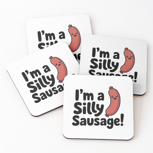 Item preview, I'm A Silly Sausage! Cute Sausage Pun designed and sold by PMCreative.