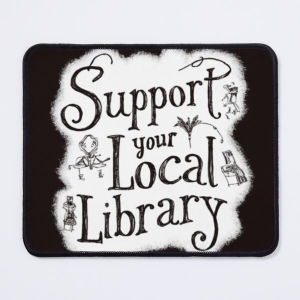 Item preview, Support Your Local Library Books Reading Librarian Kids Board Draw 007 designed and sold by sadedream.