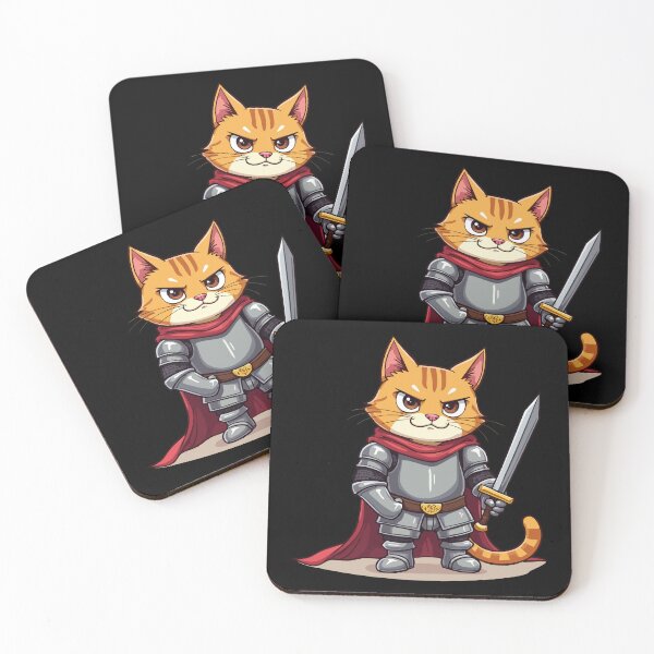 Item preview, Knight Cat – The brave velvet paw designed and sold by Hans-Design.