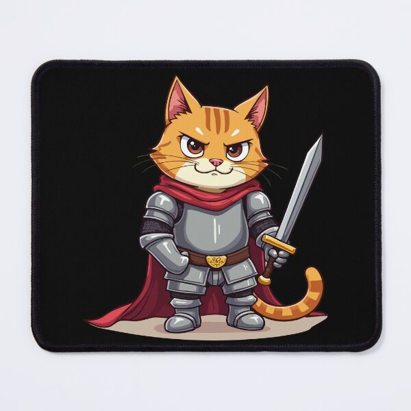 Item preview, Knight Cat – The brave velvet paw designed and sold by Hans-Design.