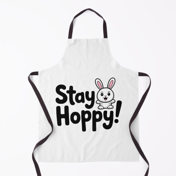 Item preview, Stay Hoppy! Cute Bunny Pun designed and sold by PMCreative.