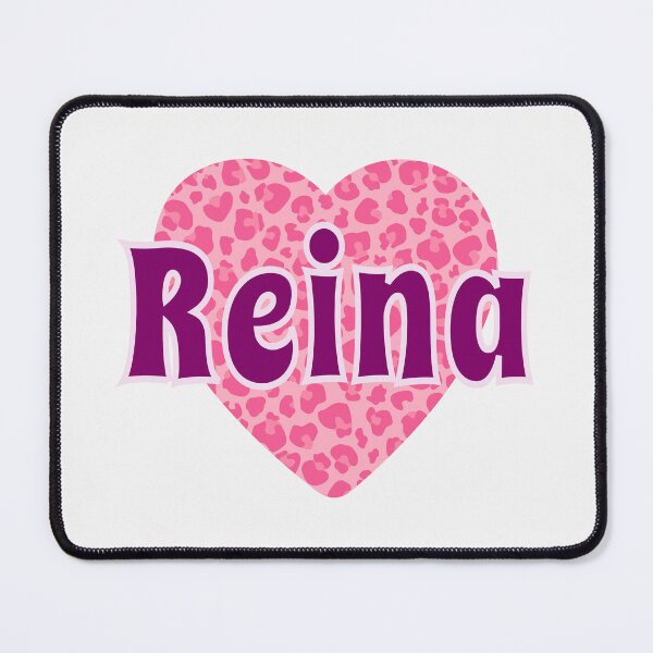 Item preview, Reina Name Pink Leopard Heart designed and sold by Jeallan Designs.