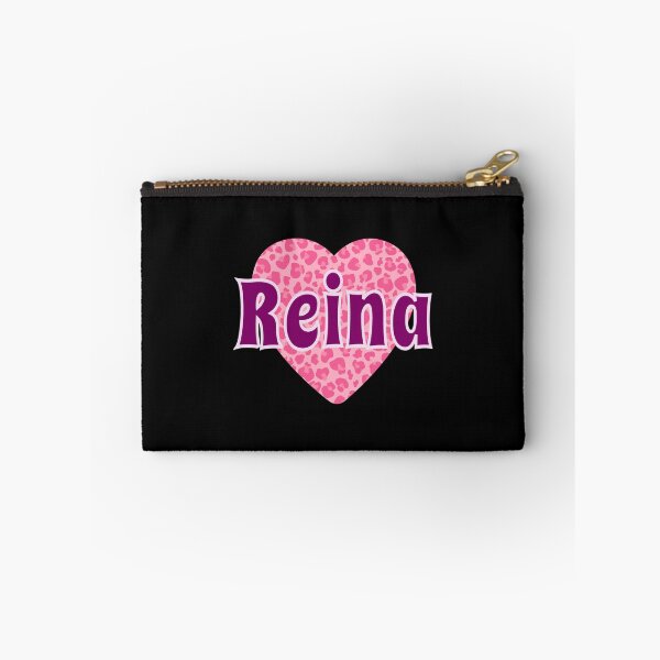 Item preview, Reina Name Pink Leopard Heart  designed and sold by Jeallan Designs.