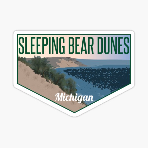 Sleeping Bear Dunes Michigan Sticker