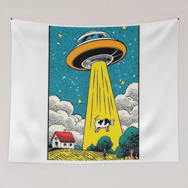 Item preview, "Moo-ve Over Earthlings, It’s Udder Chaos!" designed and sold by Print Fiction.