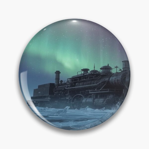 Item preview, Steampunk Engine in the Frozen North designed and sold by DreamistStore.