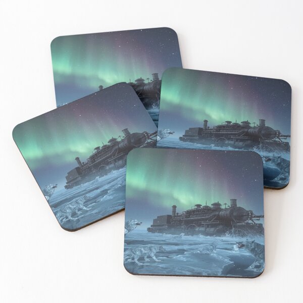 Item preview, Steampunk Engine in the Frozen North designed and sold by DreamistStore.