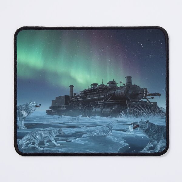 Item preview, Steampunk Engine in the Frozen North designed and sold by DreamistStore.