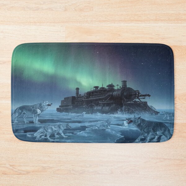 Item preview, Steampunk Engine in the Frozen North designed and sold by DreamistStore.