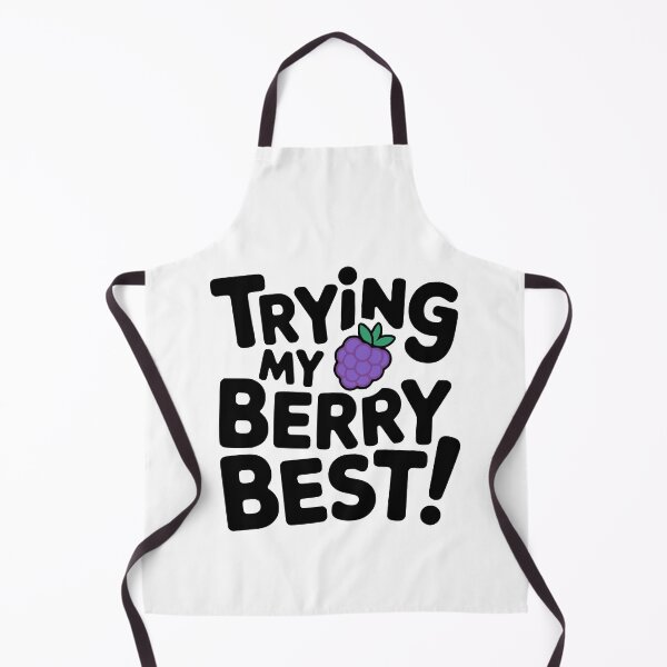 Item preview, Trying My Berry Best! Cute Blackberry Pun designed and sold by PMCreative.