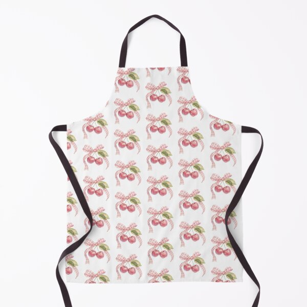 Item preview, pink cherries with bow designed and sold by viviofthevalley.