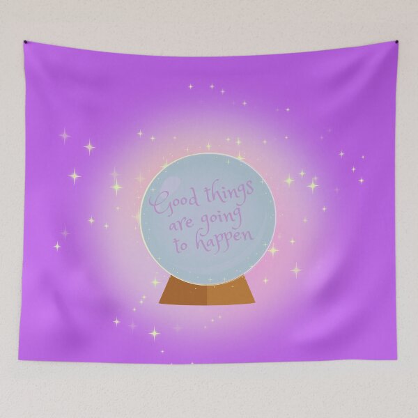Item preview, Optimistic Affirmation Crystal Ball designed and sold by DonneeCreations.