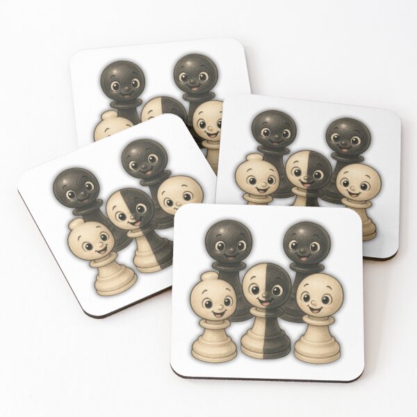 Item preview, Cute Cartoon Chess Pawn Characters designed and sold by Castiora.