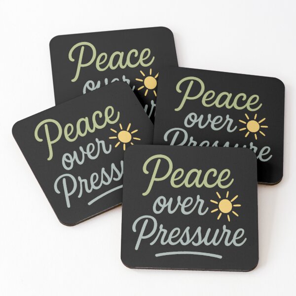 Item preview, Peace Over Pressure – Calm & Mindful Typography Design ? designed and sold by ArthUpscale.
