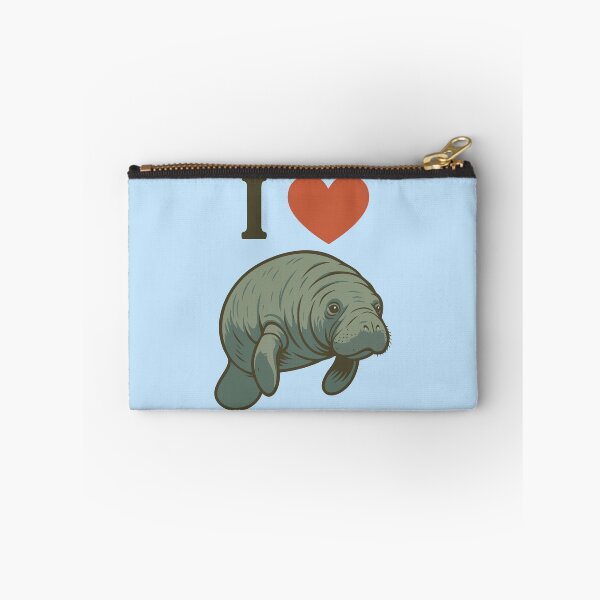 Item preview, I Love Manatees – manatee motif designed and sold by Print-Zoo.
