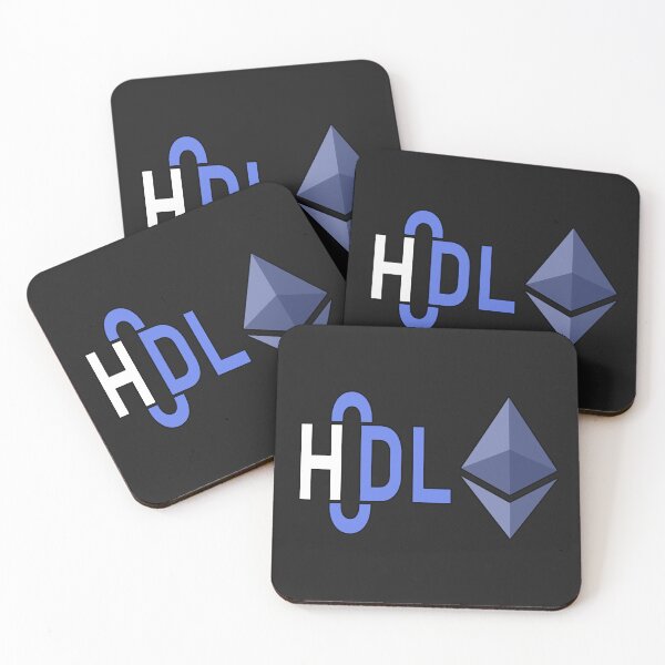 Item preview, HODL Ethereum - ETH Cryptocurrency Art designed and sold by cabana.space.