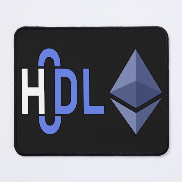 Item preview, HODL Ethereum - ETH Cryptocurrency Art designed and sold by cabana.space.