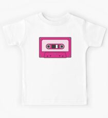 Audio Cassette Magenta Kids Tee