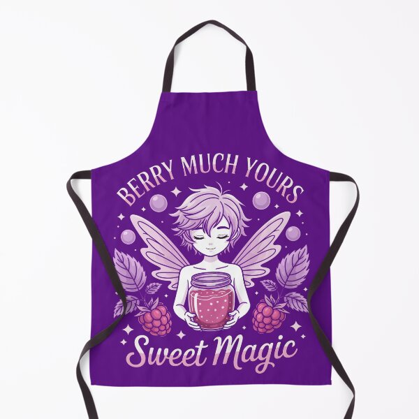 Item preview, Kawaii Fairy Raspberry Jam Dream | Cute Pastel Cottagecore Art designed and sold by Velvetwhim.