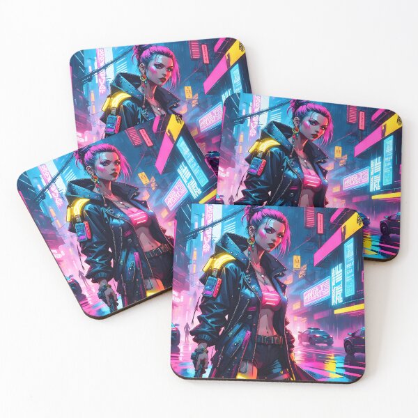 Item preview, Cyberpunk Femme Fatale designed and sold by ManateeMerchy.