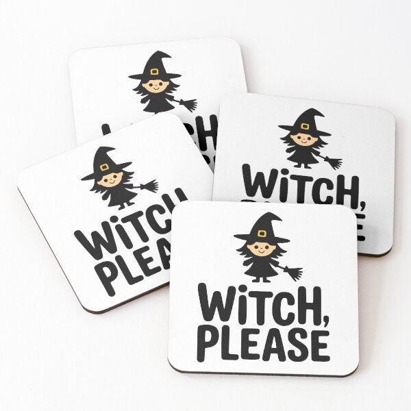 Item preview, Witch Please! Cute Halloween Witch Pun designed and sold by PMCreative.