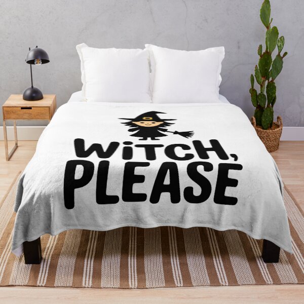 Item preview, Witch Please! Cute Halloween Witch Pun designed and sold by PMCreative.