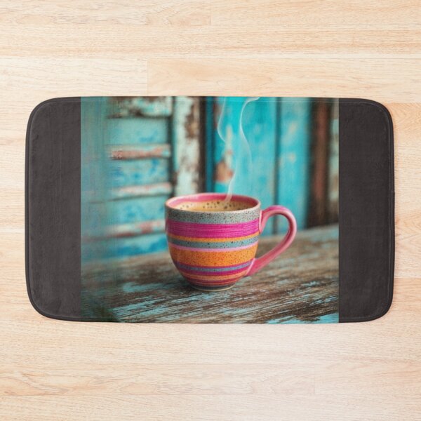 Item preview, "Mug Life: Steamy Stripes & Sassy Sips" designed and sold by Print Fiction.