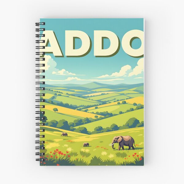 Item preview, Addo Elephant Park: Vintage-Style Painterly Travel Poster designed and sold by LSVart.